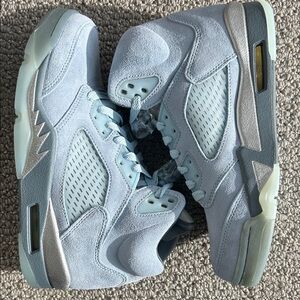 NEW Jordan 5 Retro Bluebird Women Size 7.5 Shoes Blue